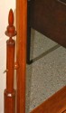 Wonderful Art Deco standing mirror with Honduras mahogany wood