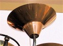 1940s Two-Tone Art Deco Chandelier • Copper And Brass
