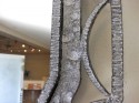 Art Deco Iron & Marble Console With Matching Mirror
