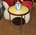 Art Deco Modernist Side-Table • Macassar and Parchment