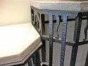 Art Deco Modernist Side-Table • Macassar and Parchment