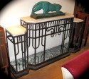 Art Deco Modernist Side-Table • Macassar and Parchment