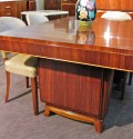 1940s Art Deco Mahogany Dining Suite