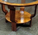 Nice Art Deco Coffee or End table with glass