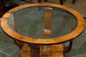 Nice Art Deco Coffee or End table with glass