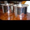Pair of Art Deco Silver-plate Jardinieres
