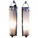 Nice vanity Art Deco lighting sconces streamline moderne