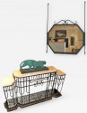 Art Deco Iron Console and mirror