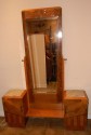 Carved French Art Deco Vanity
