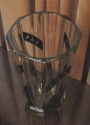 1930s Large Art Deco Czech Glass Vase