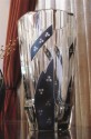 1930s Large Art Deco Czech Glass Vase