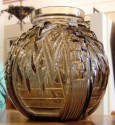 1930s Art Deco Glass Vase • Müller Freres