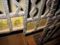 Art Deco Iron Framed Mirror with Matching Console