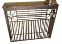 Fer Forge Iron Console with Marble Top