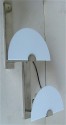 1930s French Modernist Art Deco Sconces • Pair