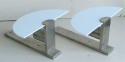 1930s French Modernist Art Deco Sconces • Pair