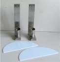 1930s French Modernist Art Deco Sconces • Pair