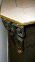 Stunning Art Deco Marble with Iron Regency Style Table