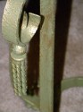 Green-Gold Patina Iron Table Art Deco Table