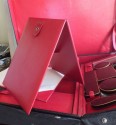 Elegant His/Her travel vanity set luggage in leather