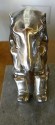 Chrome Plated Elephants Bookends French Art Deco