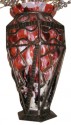 French Blown Glass in Iron Frame