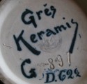 1930s Boch Stoneware Vase