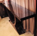 Large French Art Deco Mahogany Console