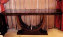 Large French Art Deco Mahogany Console