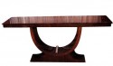 Large French Art Deco Mahogany Console