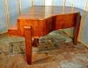 French art deco piano in the manner of Dominique circa 1933. 