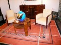 Art Deco Collection Custom Carpet • “Ruhlmann” Red