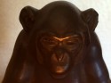 Max LeVerrier Monkey Statue Art Deco face