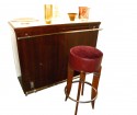 Dramatic Art Deco Bar with Light-Up Top