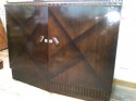 European Art Deco Lacquered Buffet  with  Zig Zags
