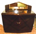 European Art Deco Credenza with Lacquered Palisander Finish