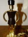 Chase Sentinel Bakelite & Brass Bookends by Walter Von Nessen