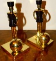 Chase Sentinel Bakelite & Brass Bookends by Walter Von Nessen