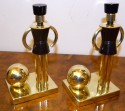 Chase Sentinel Bakelite & Brass Bookends by Walter Von Nessen