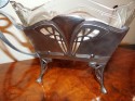 WMF Art Nouveau Centerpiece Silver & Glass