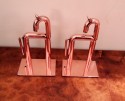 Rare Chase Walter Von Nessen Horse Bookends Statue
