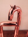 Rare Chase Walter Von Nessen Horse Bookends Statue