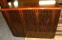 Original French Macassar Art Deco Partners Desk