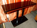 Art Deco Console Black Lacquer Biedermeir Style
