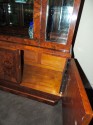 Beautiful Book Match Veneer Vitrine - Art Deco