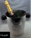 Art Deco Christofle Champagne Wine bucket Luc Lanel