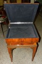 Art Deco Stepped Table with Storage and drawer