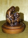 Bronze Monkey Deco Sculpture