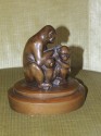 Bronze Monkey Deco Sculpture