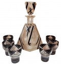 Czech Decanter Set